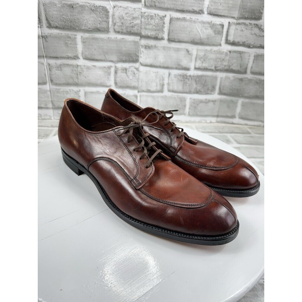 Foot-So-Port Supreme VINTAGE Men’s 12.5 Brown Leather Classic Derby Shoes NEW - Picture 14 of 14